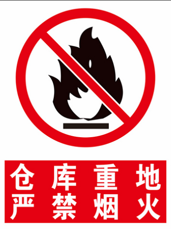 厂区禁止烟火标志牌
